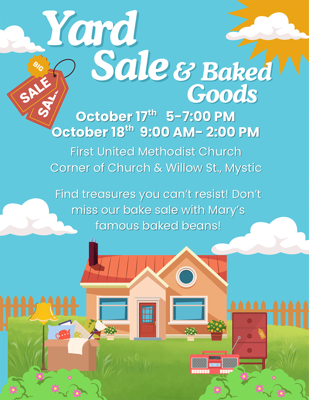 October Yard Sale